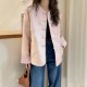 New Chinese style embroidered buckle jacket for women in Europe 2025 early spring new European women's fashion tops trend
