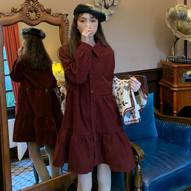 Large size women's clothing 2025 new versatile hook vest + ruffled slim dress Fat sister's fashionable suit
