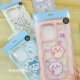 Japanese giikawa chiikawa Korean style Xiaoba Usaqi suitable for Apple iPhone 16 promax macaron candy color edge 14pro transparent anti-fall protection case 15 mobile phone case