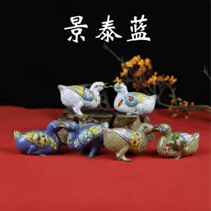 メーカー純正品[充電不要 1年保証] 中國美術 古玩 景泰蓝 七宝焼 鳥
