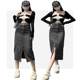 
High-waisted design-sensing denim skirt women's skirt 2024 summer new slit slim small A-line midi skirt