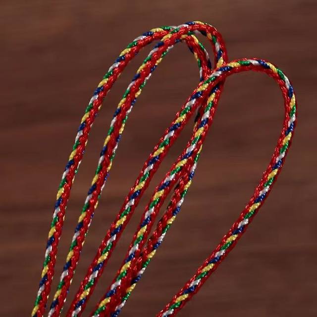 Dragon Boat Festival colorful rope children's baby egg net hand-woven bracelet rope five-color thread diy five-color braided thread