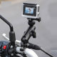 Motorcycle bracket 360 DJI mountain dog sports camera gimbal bracket thumb camera riding universal aluminum alloy