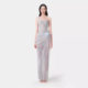 2025 summer new pure sexy lace solid color one-shoulder dress dress small dress design sense 1740
