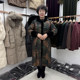 Noble Mom's new winter hooded fur one-piece mink velvet coat for women over 50 years old, warm and reversible