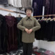 
Middle-aged and elderly mothers' winter coat with buckle lapel mink velvet coat for 50-year-old women thick casual warm coat mid-length