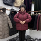 Middle-aged and elderly mothers in autumn and winter casual hooded down cotton jacket over 50s large-size color-blocking 200Jin [Jin equals 0.5 kg] new cotton jacket
