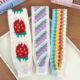 Children's bangs and broken hair stickers, sweet knitted embroidered wool Velcro stickers, wide-brimmed soft headbands, hair accessories and hairpins