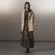 xg Xue Ge 2024 winter style printed skirt for women with high waist slim A-line midi skirt XJ403033B396