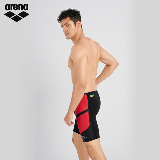 
arena Arena Fitness Professional Training Elastic Strap Anti-Chlorine Sun Protection Competitive Five-point Knee and Swimming Bottom Men's Style