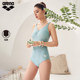 
arena Arena women's breathable one-piece sleeveless low hip triangle swimsuit hot spring swimsuit women's style
