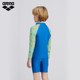 ARENA ARina split long sleeves and knee swimsuits children, boys, boys, young people, sunscreen hot spring swimsuit
