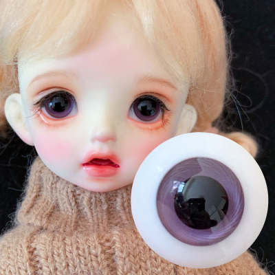 taobao agent BJD glass purple with eyeballs 3468 points OB10mm12mm14mm16mm18mm small iris