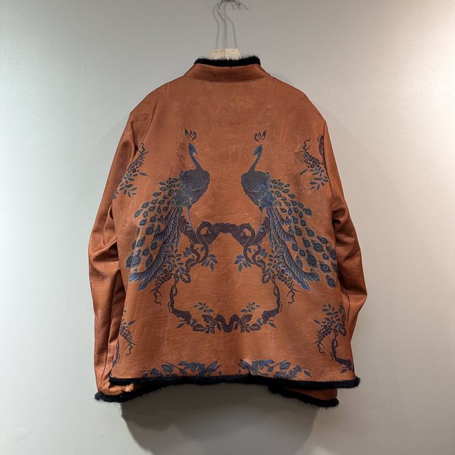 
Light luxury high-end fashion mom wear 2025 winter reversible fragrant cloud yarn mink fur coat