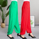 Men and women same style artificial cotton bloomers cotton silk ghost dance pants mosquito-repellent trousers square dance martial arts Tai Chi practice pants summer
