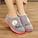 Winter women's cotton slippers, thick-soled plus velvet student shoes, warm confinement shoes, daisy couple indoor women's cotton shoes, mother's shoes