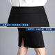 Spring and summer skirt women's mid -length hip skirt professional skirts, empty multiplied interview black skirt elastic work one -step skirt