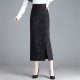 Women's Spring and Autumn Medium-Length Spring 2025 New Slim Slit Retro Chinese Style Cheongsam One-Step Skirt
