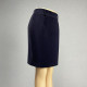 Navy blue skirt short skirt for women 2024 high waist slim versatile professional outfit one-step skirt straight skirt hip-cover skirt