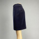 Navy blue skirt short skirt for women 2024 high waist slim versatile professional outfit one-step skirt straight skirt hip-cover skirt