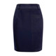 Navy blue skirt short skirt for women 2024 high waist slim versatile professional outfit one-step skirt straight skirt hip-cover skirt