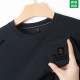 Woodpecker 2025 autumn new men's long-sleeved T-shirt loose round neck sweatshirt versatile base shirt top plus velvet