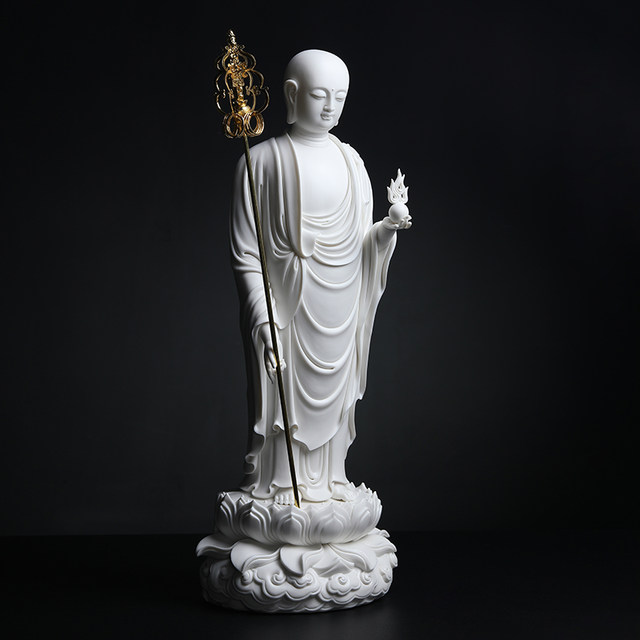 Dai Yutang Ceramics Lin Jianping White Porcelain Large Tibetan Buddha ...