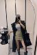 South Korea Dongdaemun Purchase 24 Summer Hot Girl Personalized High-Wait Drawstring Digital Printed Hips Casual Sports Short Skirt