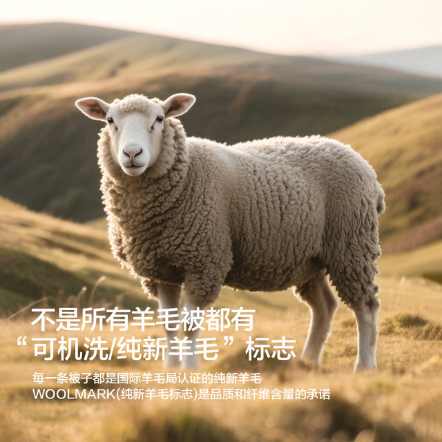 Mercury Home Textiles Australia imported wool quilt 100% sheep wool 80 count cotton winter quilt four seasons quilt washable quilt core