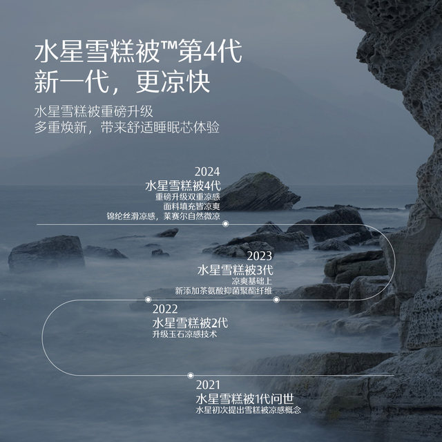 Mercury Home Textiles 4th Generation Ice Cream Class A Antibacterial Summer Cool Quilt Washable Summer Quilt Student Door Air Conditioning Quilt