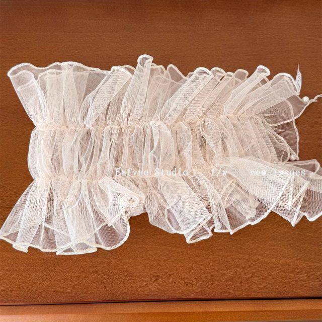 New millennial hot girl style layered skirt cake skirt retro elegant lace mesh butt curtain for women spring and summer