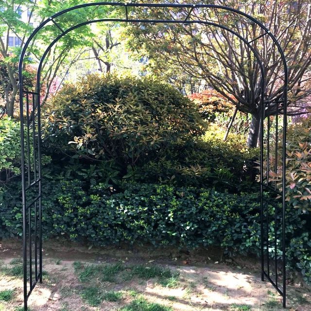 2025 new vine-climbing plant rose frame wrought iron arch balcony outdoor garden courtyard grape vine support frame