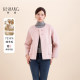 Keshang round neck double-sided wool coat for women short 2024 winter new wool coat looks tall and small
