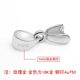 Pt950 platinum pendant buckle 18k pure white gold rose gold gold crystal jade pendant jade clip buckle melon seed buckle