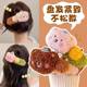 Cute Plush Bear Big Duck Both Duck Mint Female 2025 new autumn and winter hair clip back head card issued high -level sense headgear
