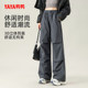 Duck Duck Down Pants Women's 2024 Winter Off-Season Long Fashionable and Versatile Workwear Warm Thicken Loose Pants