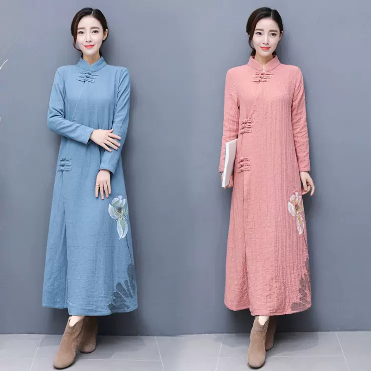 茶道服装女茶艺师冬 新人首单立减十元 22年3月 淘宝海外