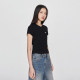 
Lee25 spring and summer new product slim fit round neck embroidered small logo women's short-sleeved T-shirt trendy LWT009873207