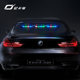 Car solar flash lights anti-rear-finish LED laser warning lights for car breathing lights car decoration ranger lights