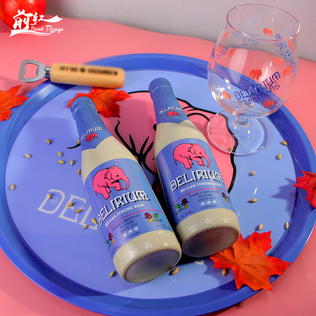 Belgian imported Delirium shallow powder elephant beer 330ml*6 bottles ...