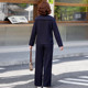 Middle-aged and elderly mothers spring and autumn new hooded zipper sweatshirt suit women's loose slimming versatile casual pants two-piece set