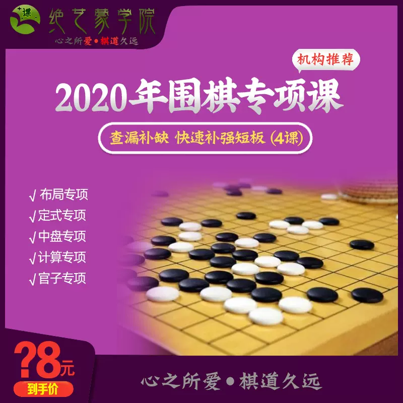 年心之所爱棋道久远围棋专项课从入门基础到5
