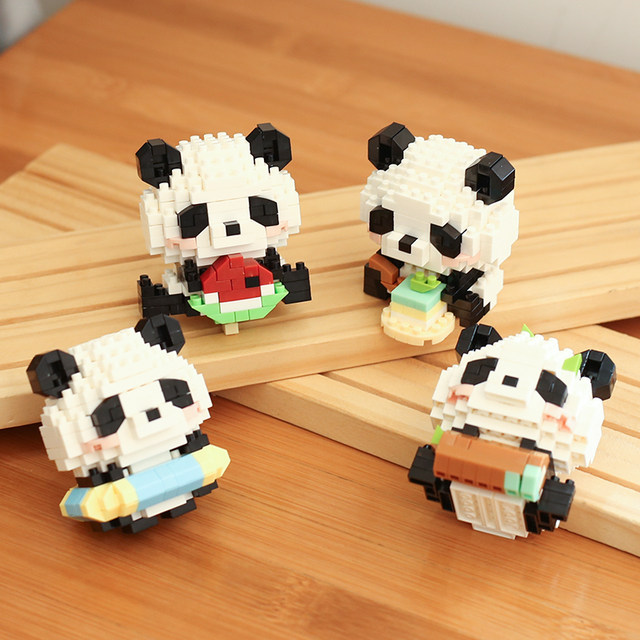 Cute Panda China Q Meng Ji Jiying Cartoon Cartoon Dolls Male Girls Handmade Puzzle Puzzle Incise Toy Gift 8