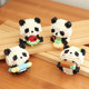 Cute Panda China Q Meng Ji Jiying Cartoon Cartoon Dolls Male Girls Handmade Puzzle Puzzle Incise Toy Gift 8
