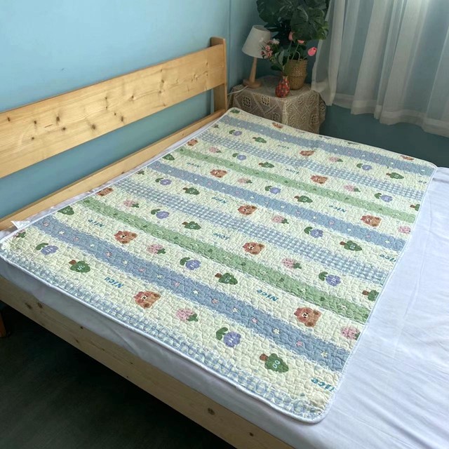 Men's double-sided pure cotton dirt mat oil-proof and sweat-proof bed sheet protective pad cotton bed cover menstrual pad breathable and machine washable