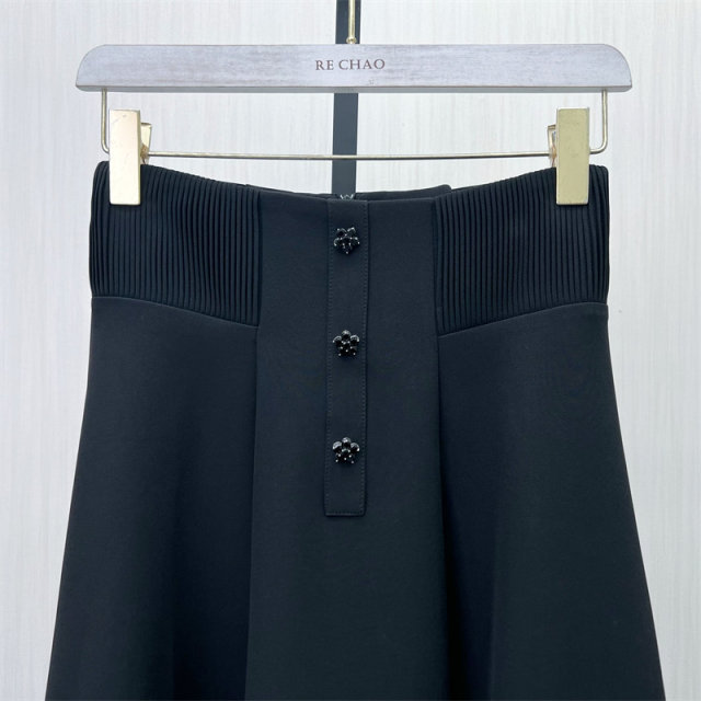 KA2024 winter new umbrella skirt women's high waist, thin waist, thin temperament, big dress 1361
