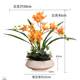 
Cymbidium fake flower finished set decoration flower home living room dining table TV cabinet decoration decorative flower simulation gardening