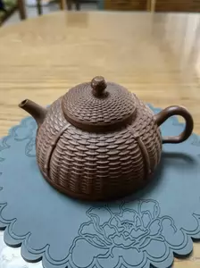 17280円特注寸法 商品を売る 紫砂急須 竹籠に蟹 美術品 Rusty Pot www