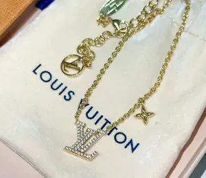 Louis Vuitton MONOGRAM Lv edge necklace mm (MP3003)