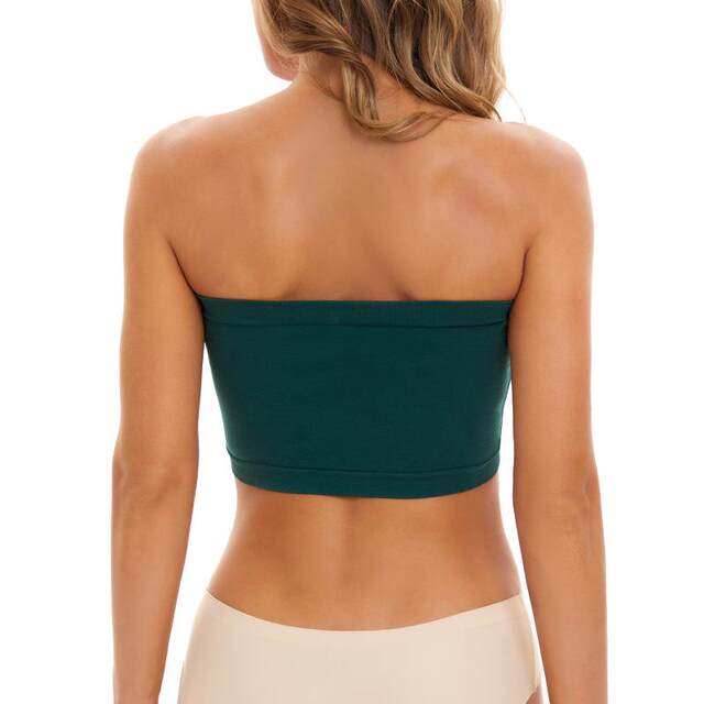 
Cloth steel ring strapless strapless sports bra large size women's seamless imitation steel ring wrap breast one-line foreign trade female angel